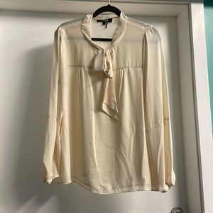DKNY cream blouse